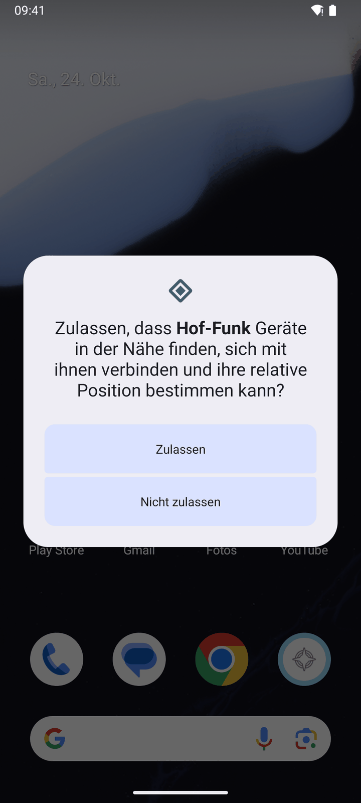 Abfrage „Geräte in der Nähe“